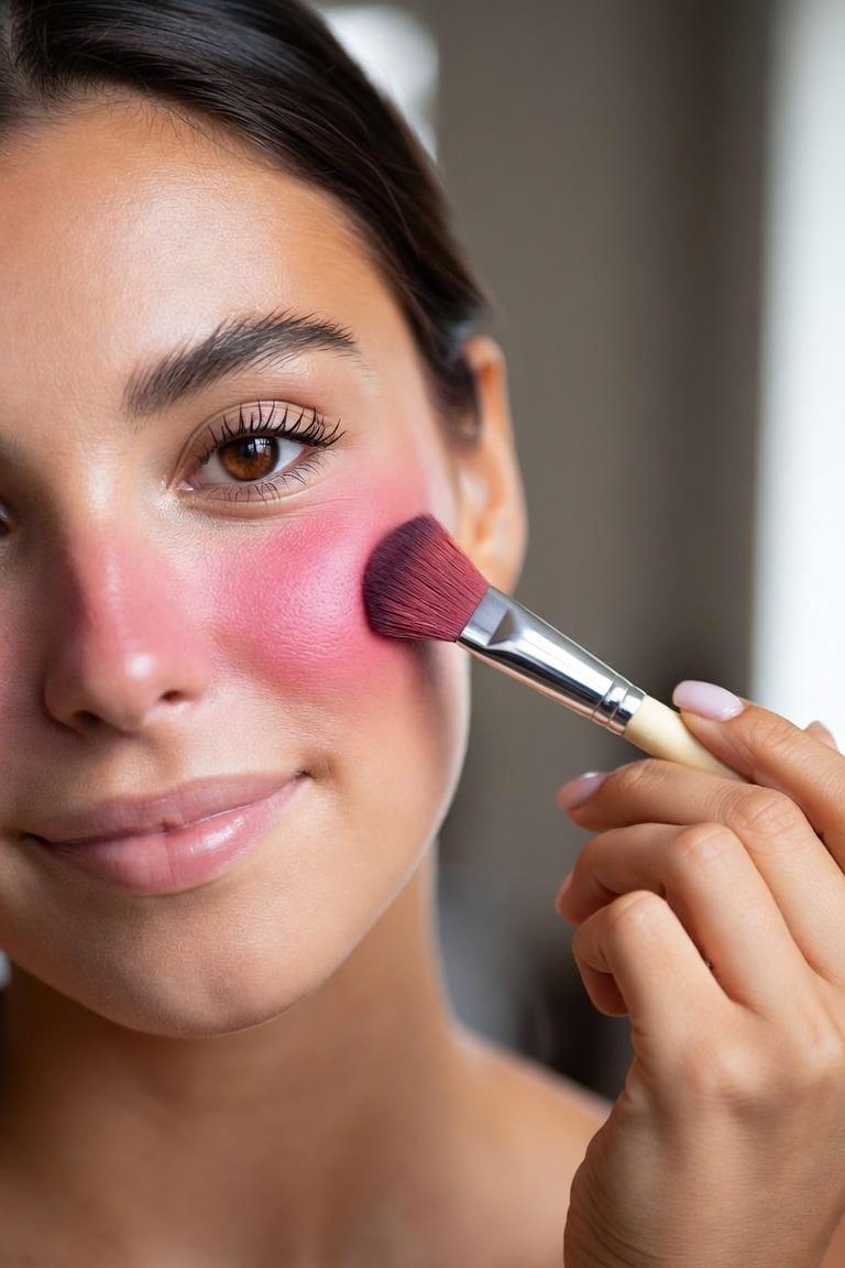 Blush Brush How to Choose and Use for Flawless Cheeks