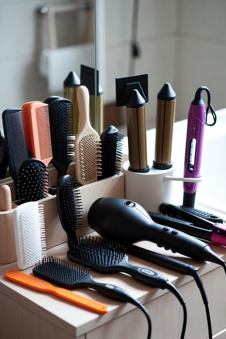 How to Organize Hair Styling Tools